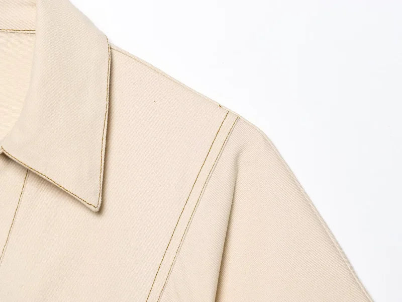 ETJ 2025 Summer Pleated Denim Midi Dress