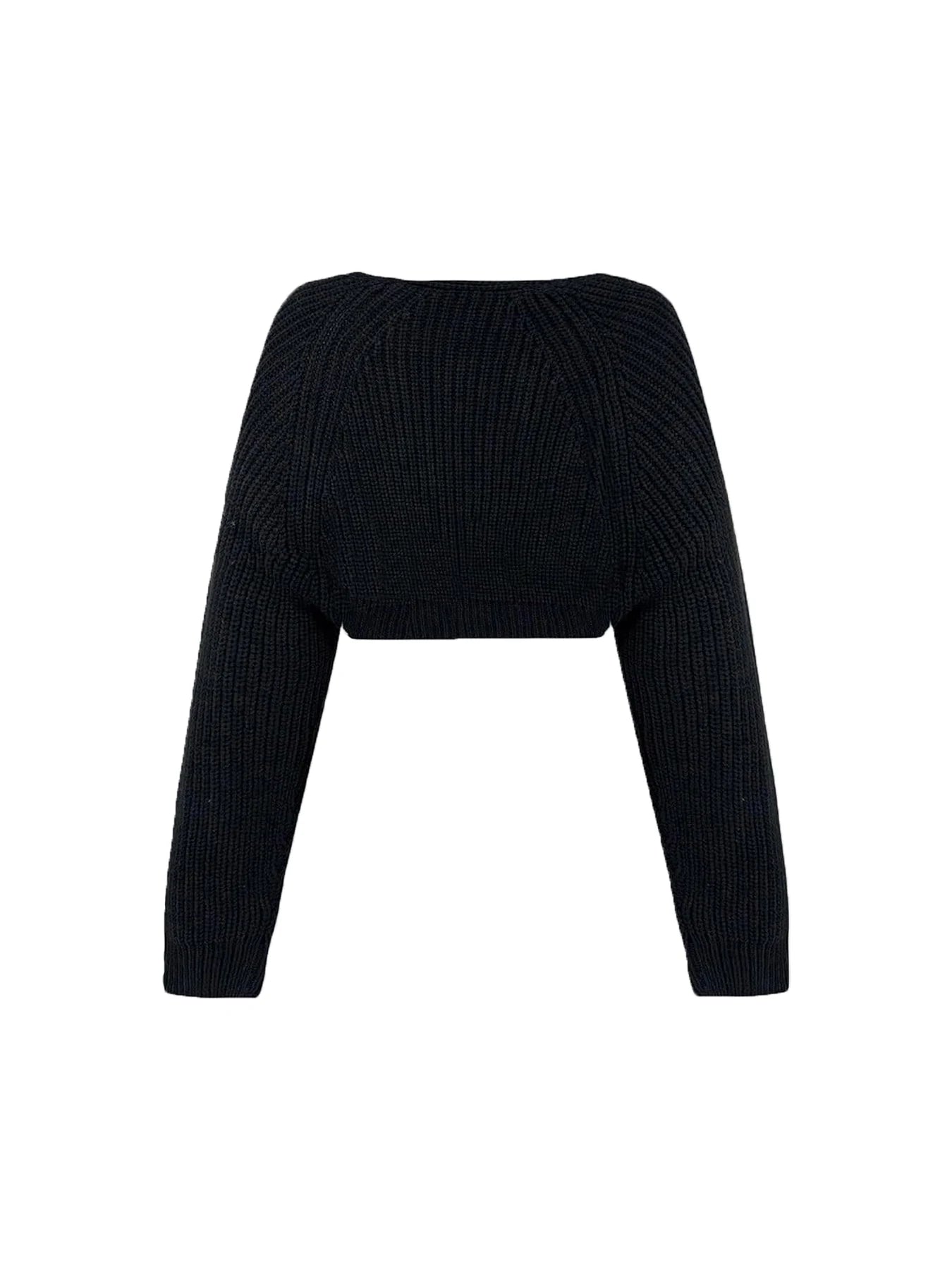 Women’s Ribbed Shrug Cardigan – Raglan Sleeve Open Front Knit