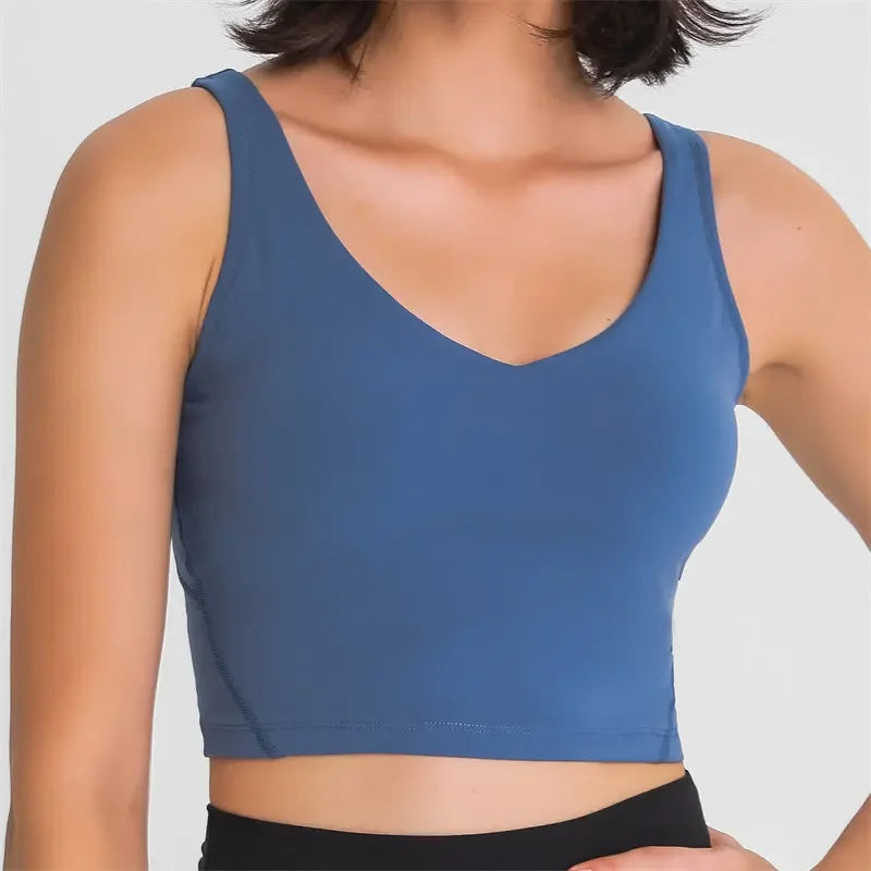 Nepoagym PASSION Longline Sports Bra Tank Top