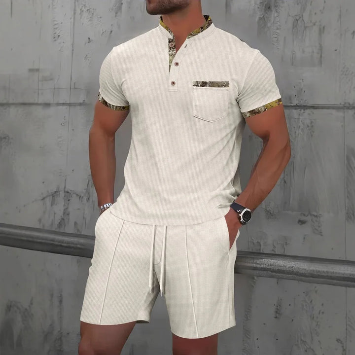 Men’s Waffle Knit Summer Set
