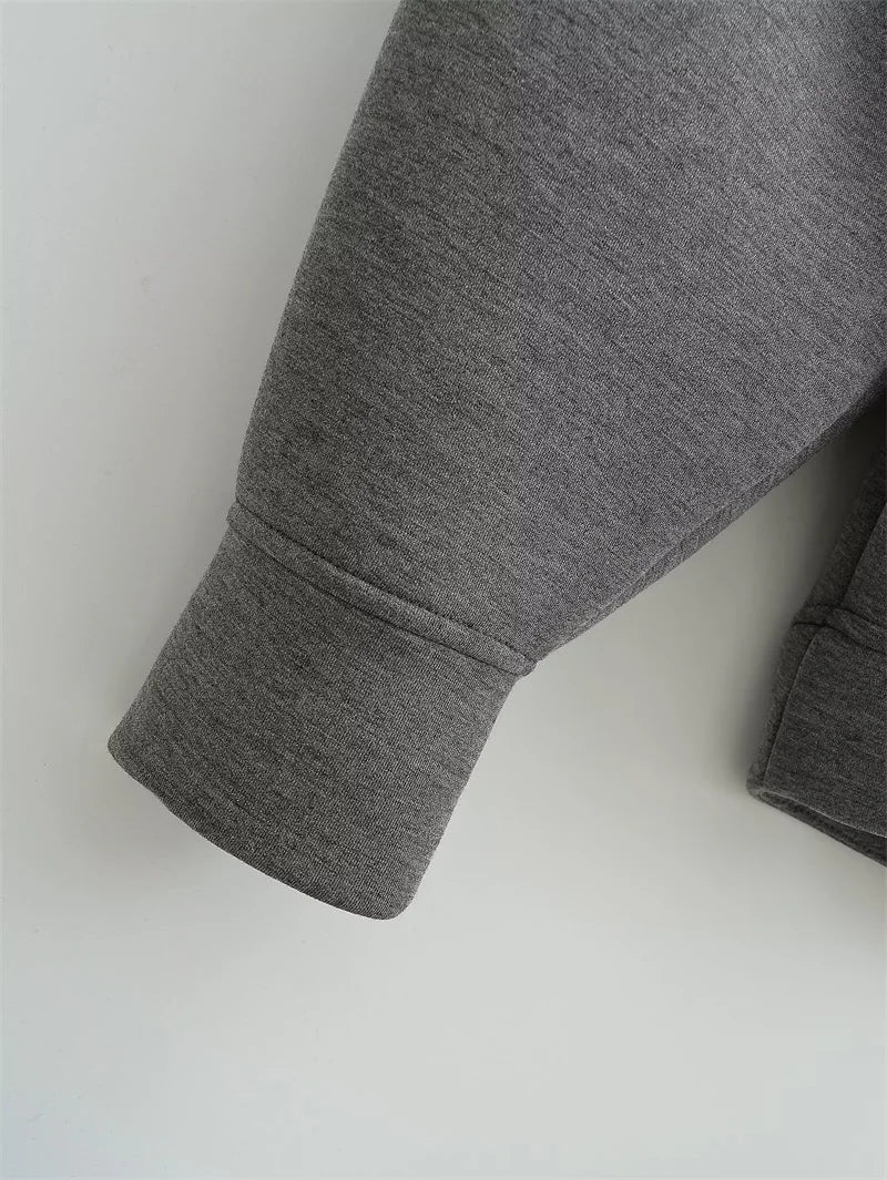 Women’s Oversized Zipper Hoodie