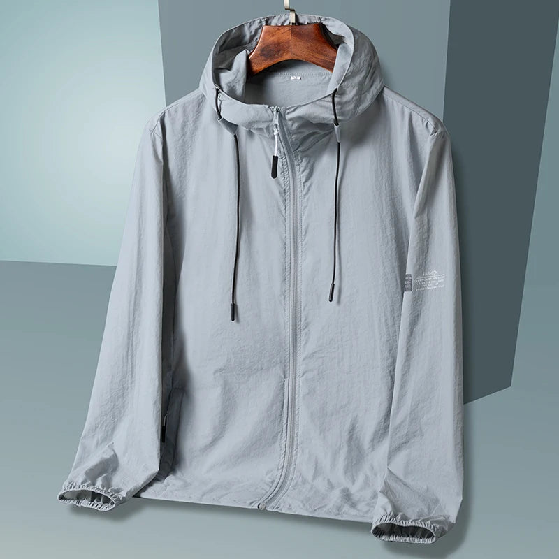 Summer Hooded Jacket – Quick-Dry Sun Protection Windbreaker for Men & Women