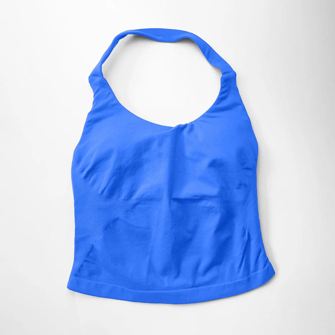NCLAGEN Women's Padded Halter Gym Top – Strappy Longline Activewear