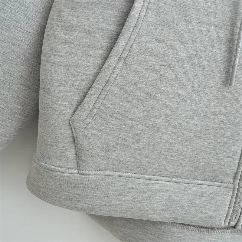 Women’s Oversized Zipper Hoodie