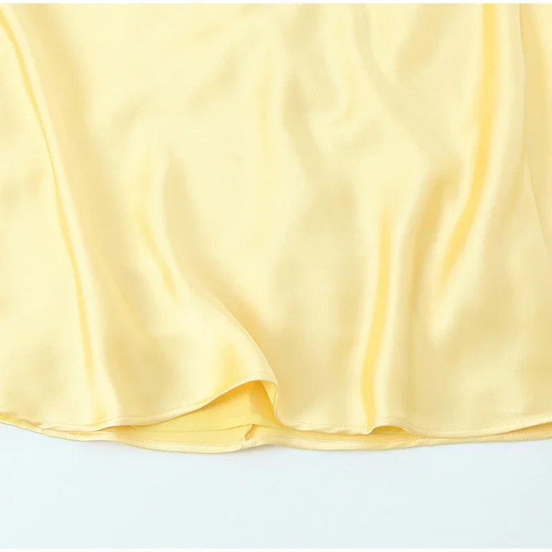 Backless V-Neck Sling Dress