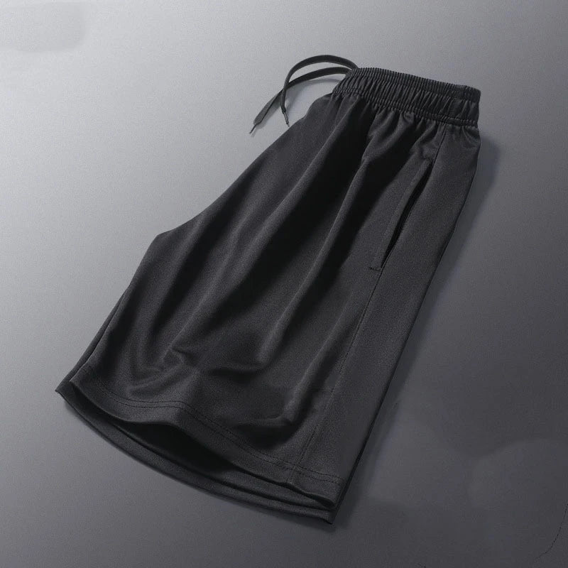 Men’s Black Striped Running Shorts