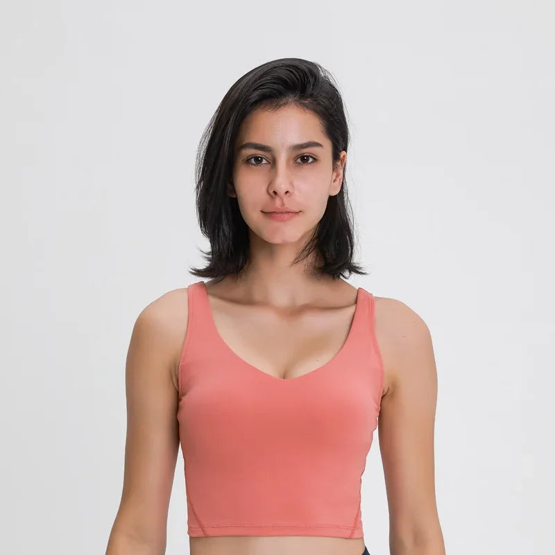 Nepoagym PASSION Longline Sports Bra Tank Top