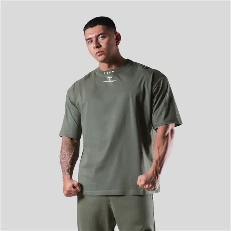 Men’s Cotton Gym T-Shirt M-XXXL