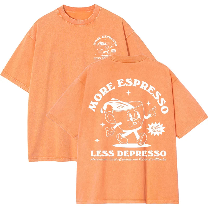 “More Espresso Less Depresso” Graphic Tee