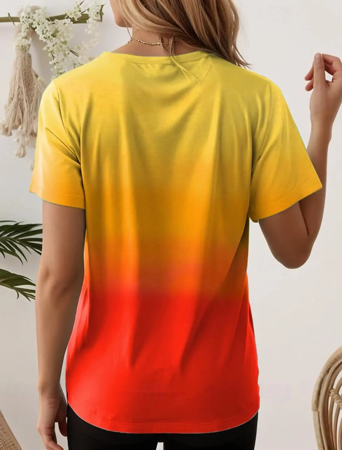 Women's 3D Gradient Oversized Y2K T-Shirt