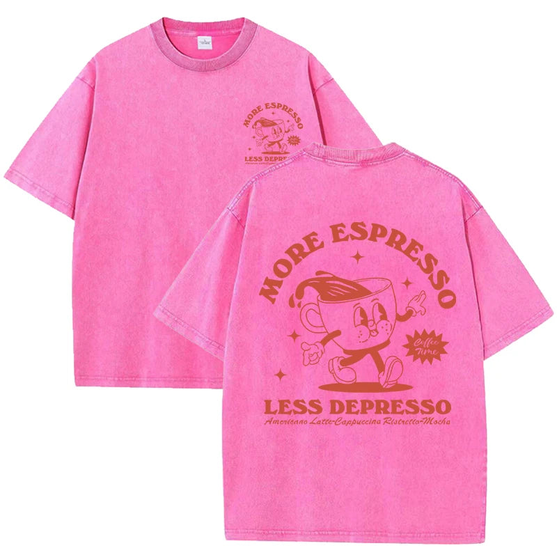 “More Espresso Less Depresso” Graphic Tee