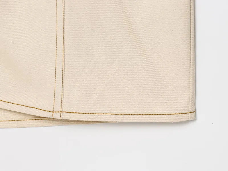 ETJ 2025 Summer Pleated Denim Midi Dress