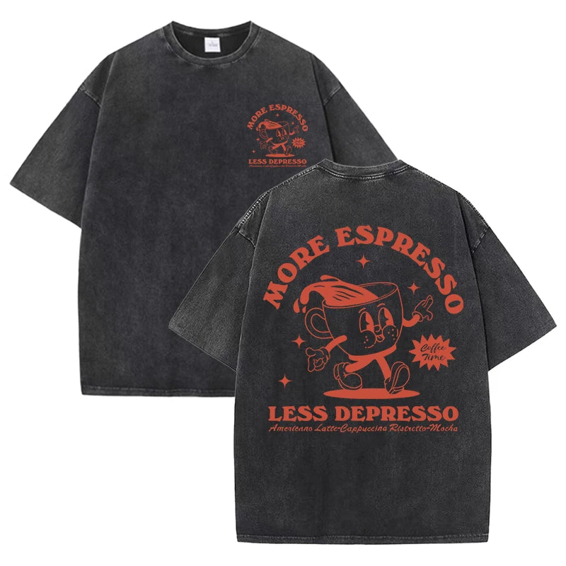“More Espresso Less Depresso” Graphic Tee