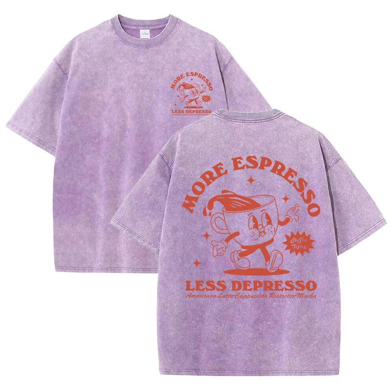 “More Espresso Less Depresso” Graphic Tee