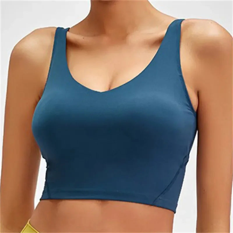 Nepoagym PASSION Longline Sports Bra Tank Top