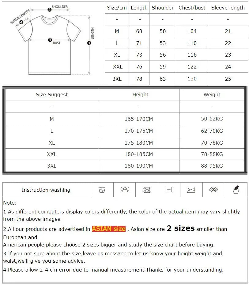 Men’s Cotton Gym T-Shirt M-XXXL