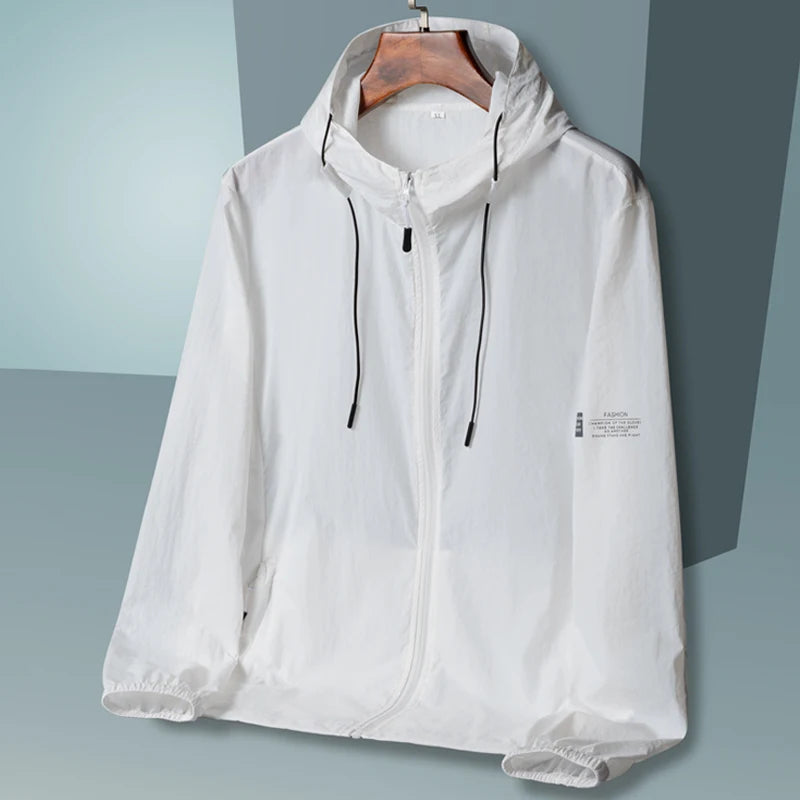 Summer Hooded Jacket – Quick-Dry Sun Protection Windbreaker for Men & Women