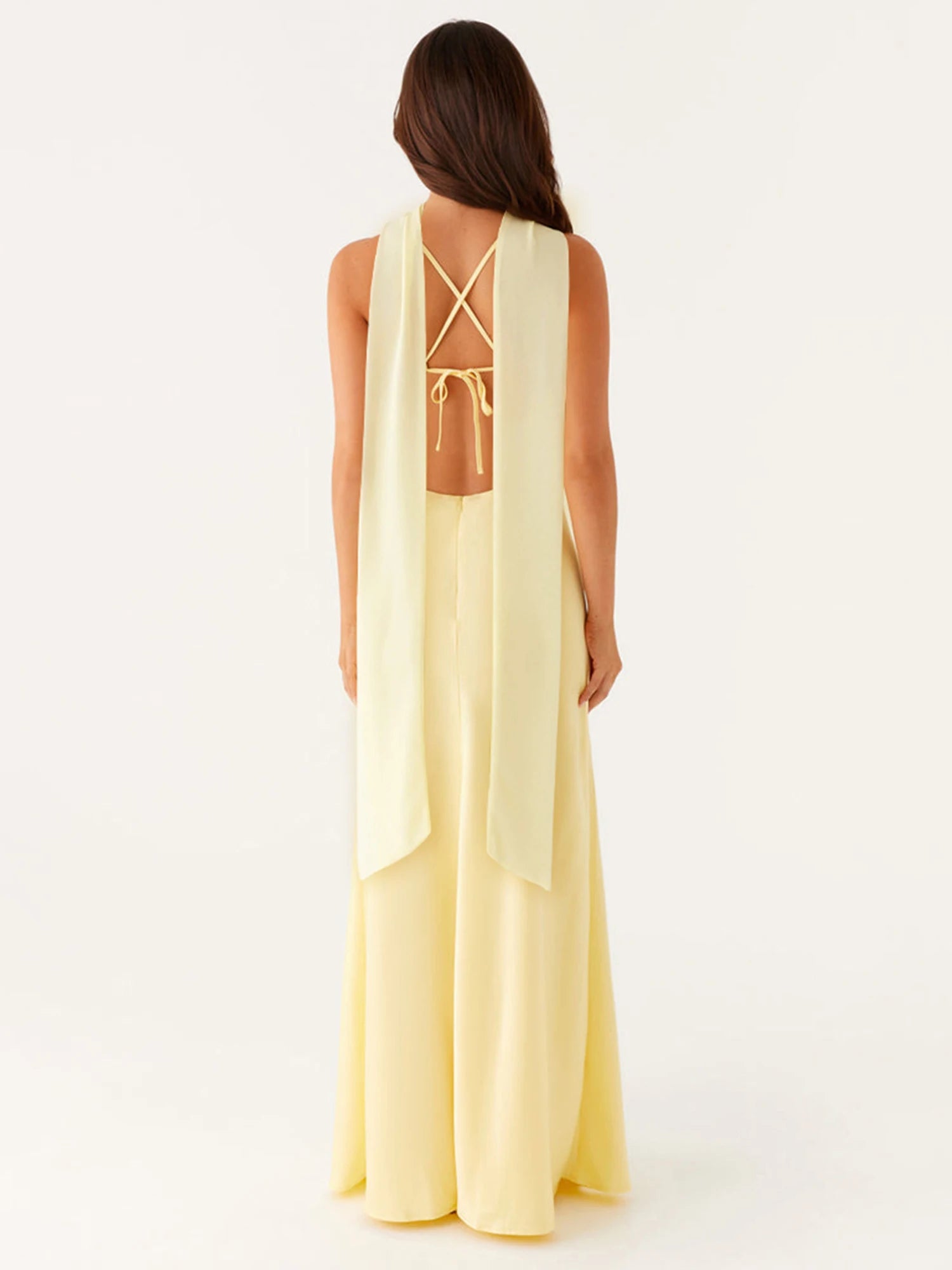 Elegant Summer Maxi Dress with Adjustable Straps