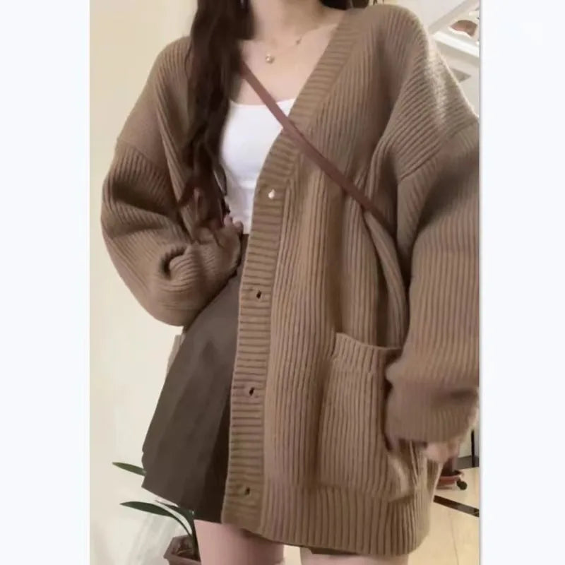 Women’s V-Neck Knit Cardigan