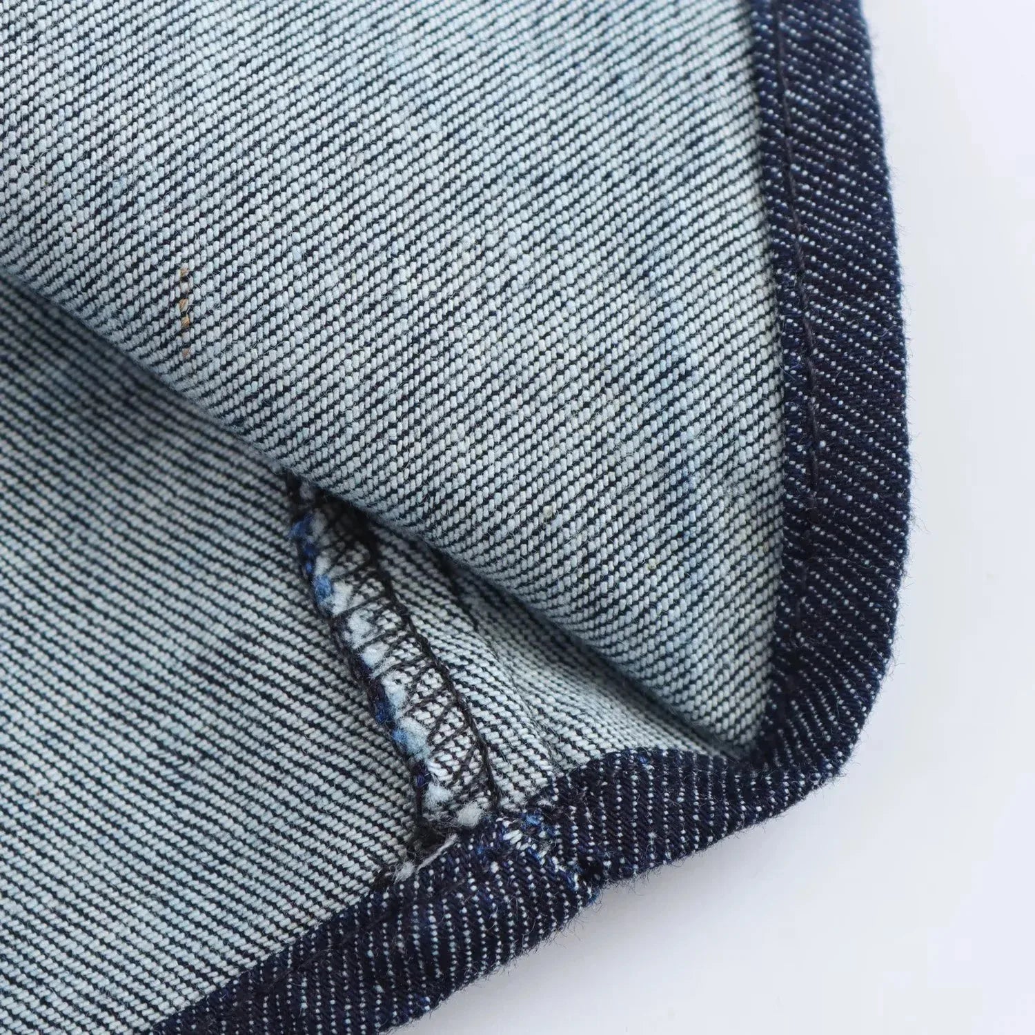 TRAF Ruched Denim Midi Dress