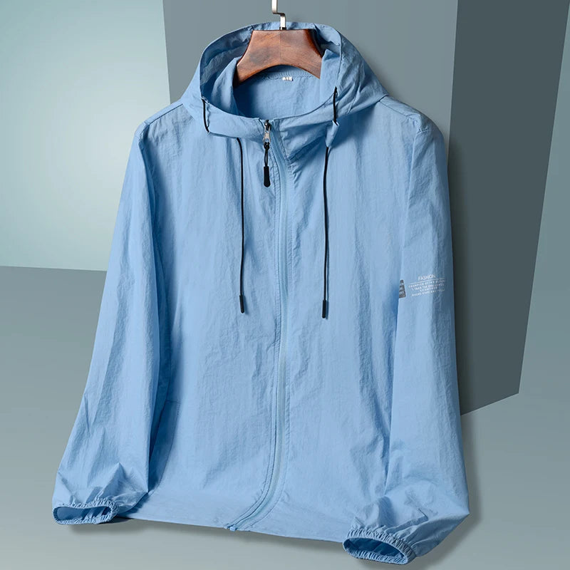 Summer Hooded Jacket – Quick-Dry Sun Protection Windbreaker for Men & Women