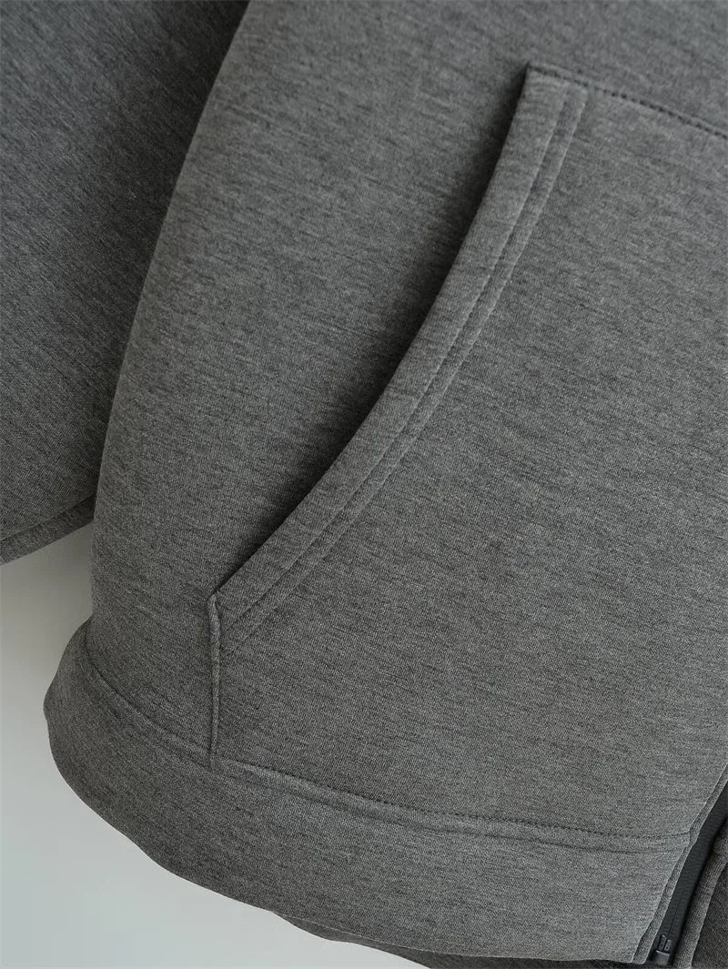 Women’s Oversized Zipper Hoodie