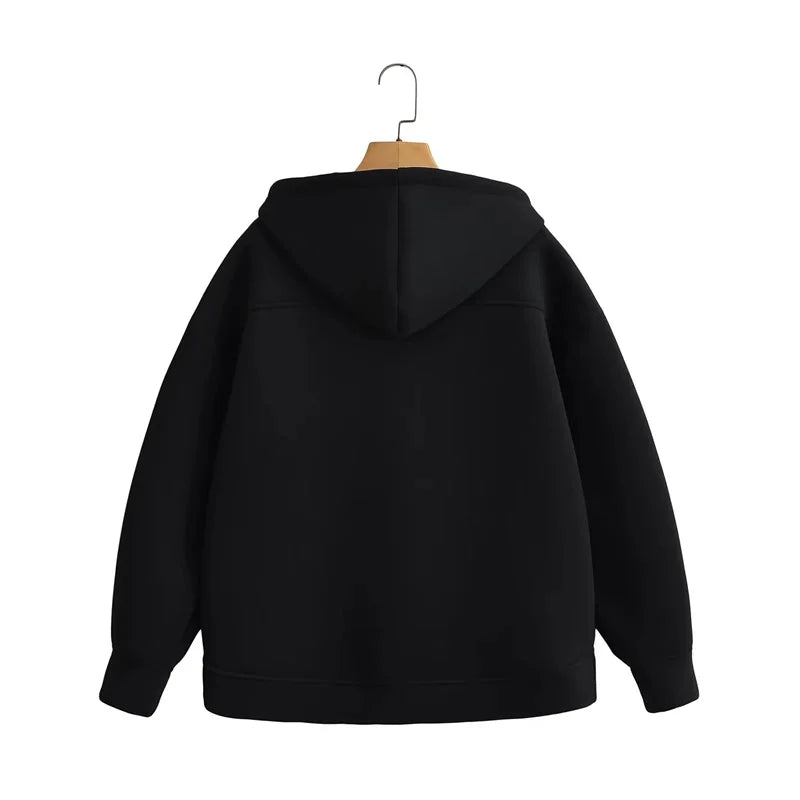 Women’s Oversized Zipper Hoodie