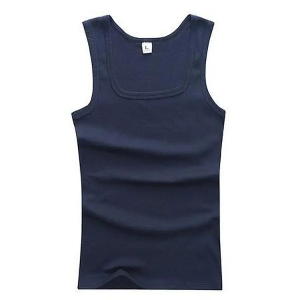 Unisex Cotton Sleeveless Tank Top – Summer Fitness Shirt