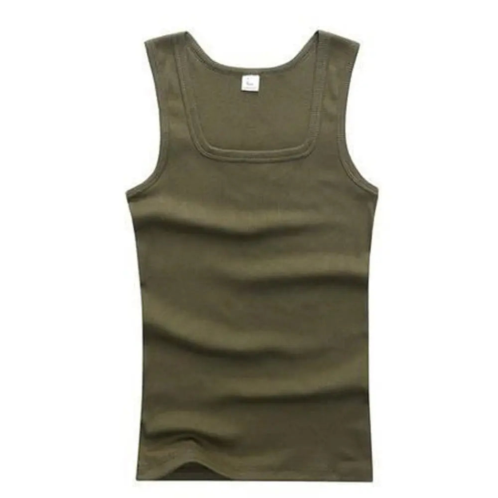 Unisex Cotton Sleeveless Tank Top – Summer Fitness Shirt