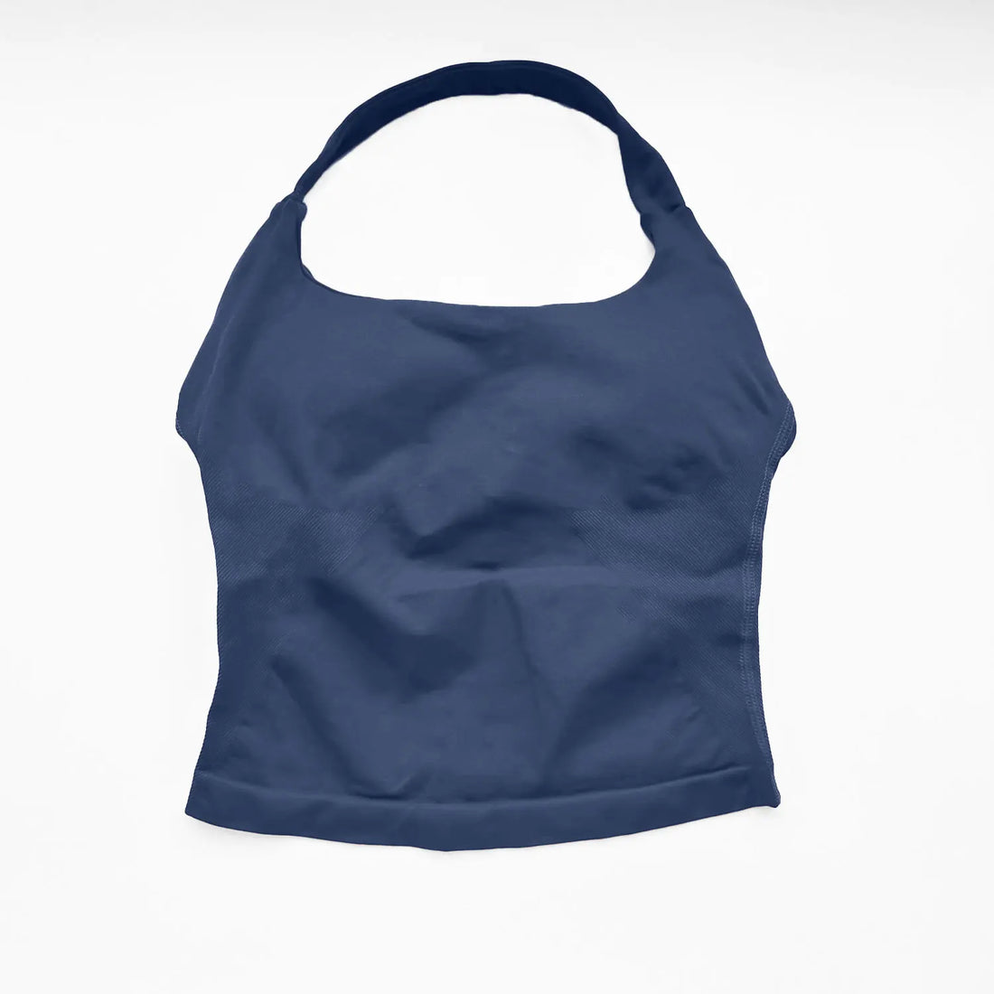 NCLAGEN Women's Padded Halter Gym Top – Strappy Longline Activewear