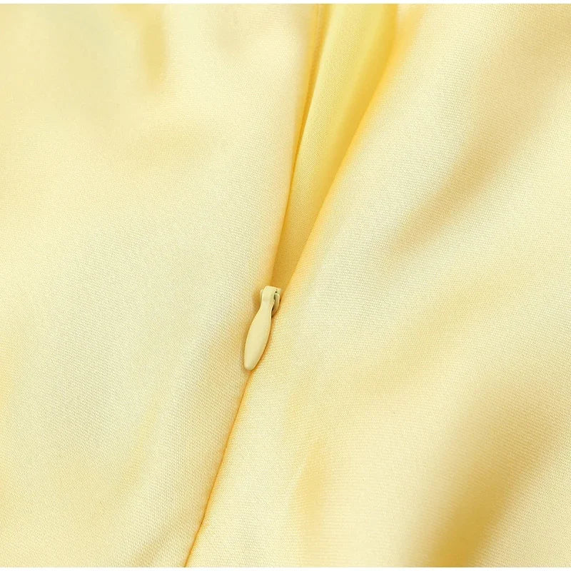 Backless V-Neck Sling Dress