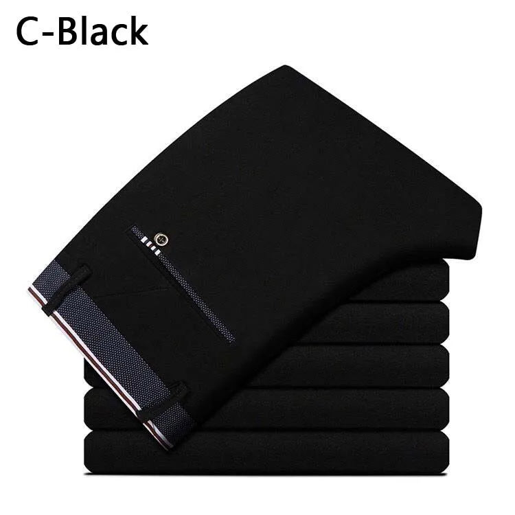 Summer Business Casual Elastic Suit Pants