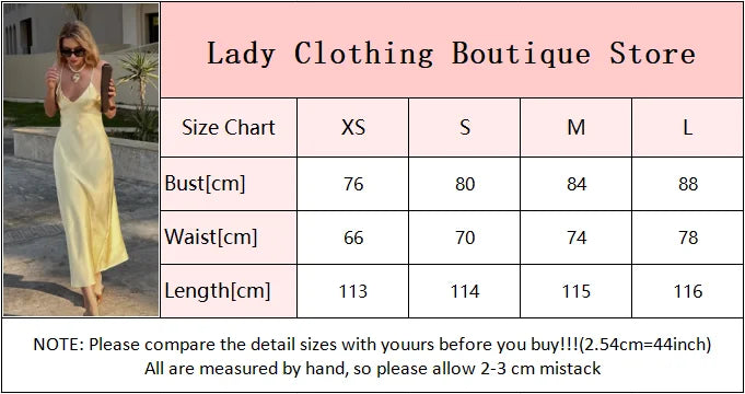 Backless V-Neck Sling Dress