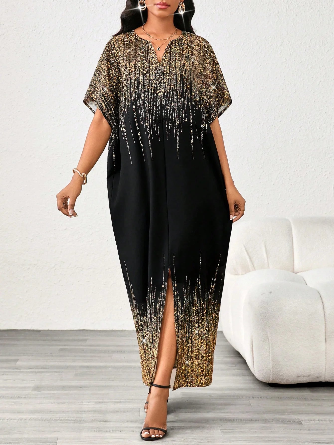 Gradient Summer Banquet Maxi Dress