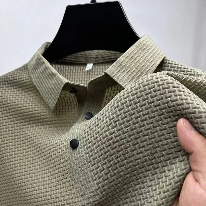 Summer Bone Flower Polo Shirt