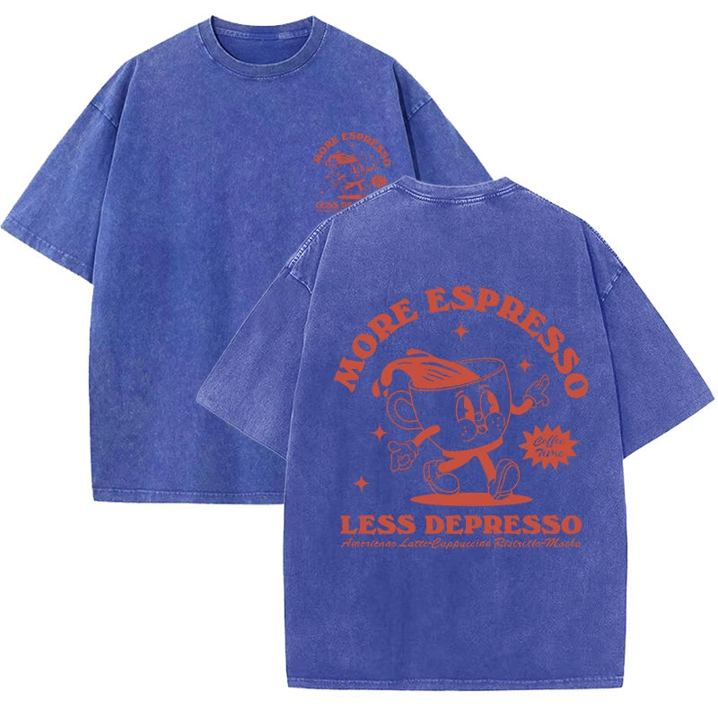 “More Espresso Less Depresso” Graphic Tee