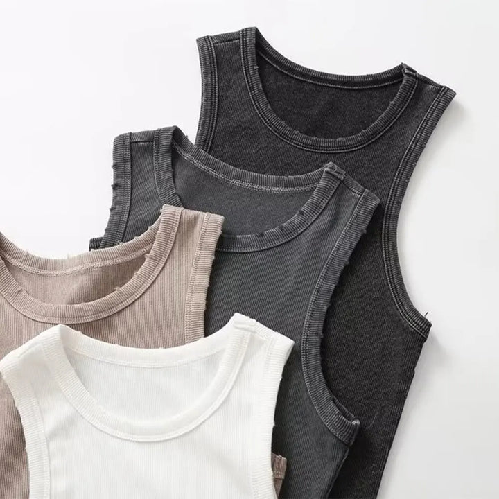 Women’s Retro Ribbed Tank Top